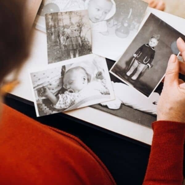 Legacy Life Review Project looking through old photos
